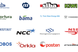 100 norske logoer illustrasjon