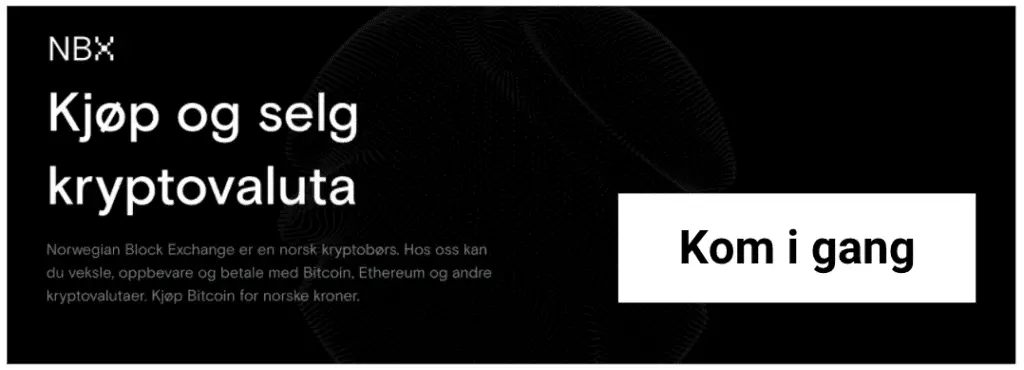NBX nordic block exchange logo og skjermbilde