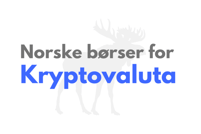 Norske børser for kryptovaluta - fremhevet bilde med tekst