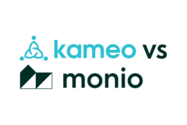 Kameo vs Monio - logoer og tekst - Fremhevet bilde
