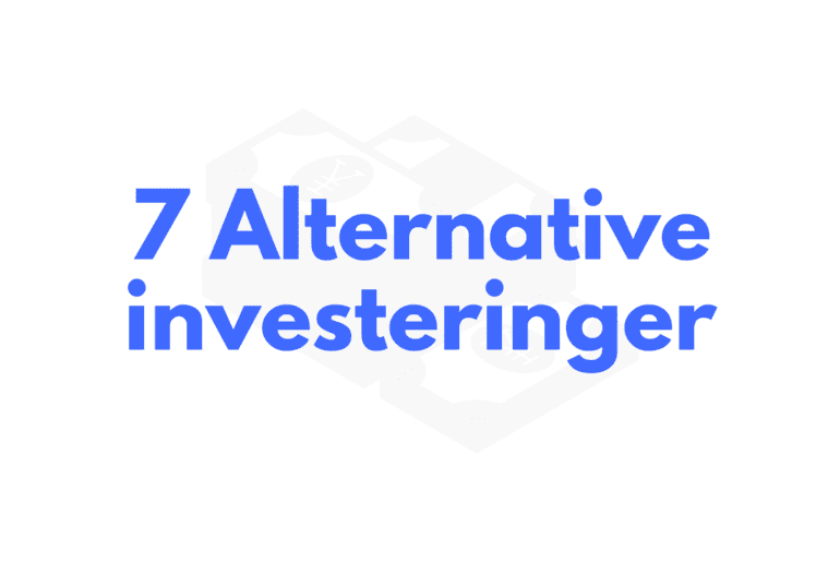 7 Alternative investeringer - fremhevet bilde med tekst