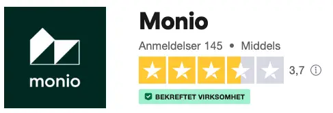 Monio Trustpilot-score