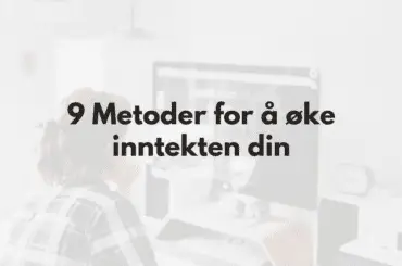 Øke inntekten - fremheve t bilde med tekst