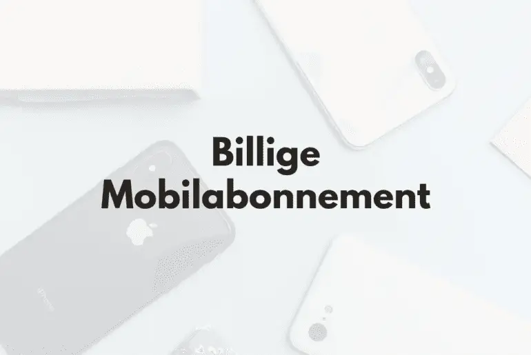 Billige mobilabonnement - Tekst og mobiler