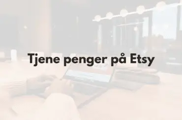 Hvordan tjene penger på Etsy? Fremhevet bilde med Etsy logo og tekst
