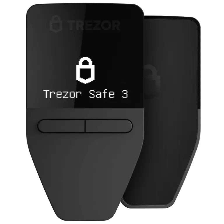 TREZOR SAFE 3 hardware lommebok