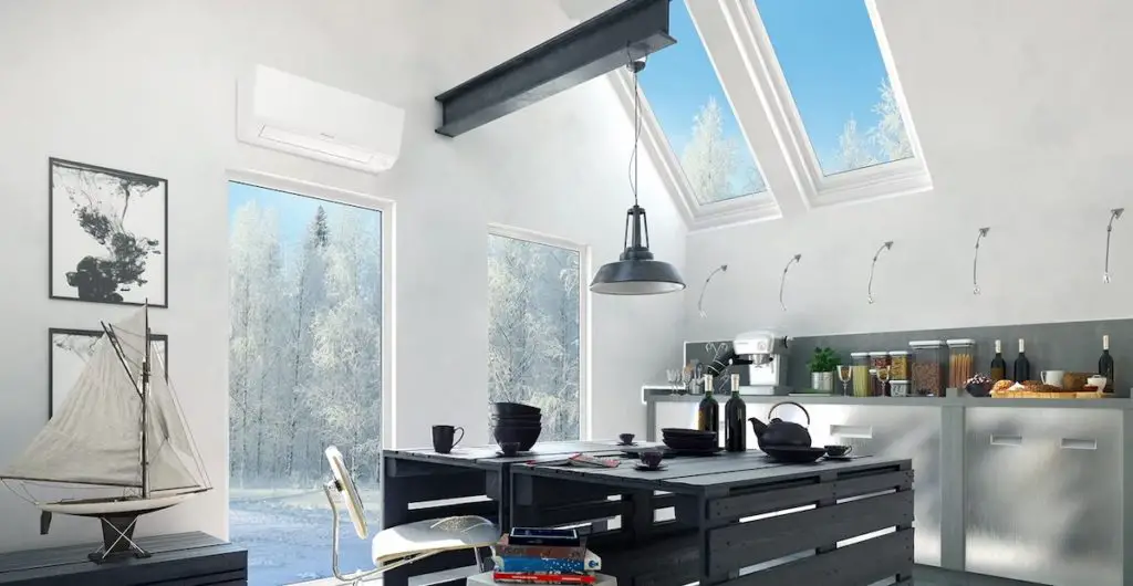 Daikin Synergi på kjøkken